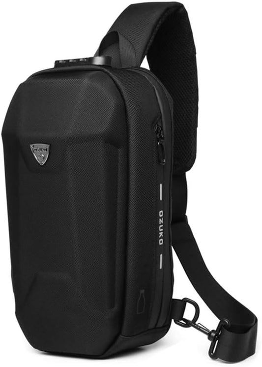 anti Theft Chest Sling Shoulder Backpacks Bags Crossbody Daypack Waterproof Chest Bag with USB Charging Port